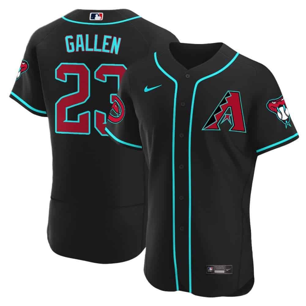 Men Arizona Diamondback #23 Gallen Black 2024 Nike Flex Base MLB Jersey->arizona diamondback->MLB Jersey